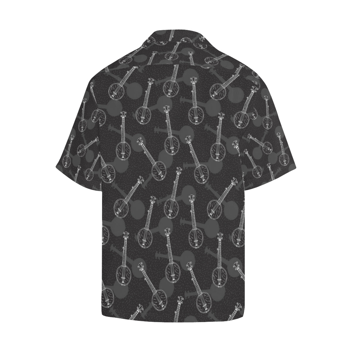 Banjo Pattern Print Design 03 Men's Hawaiian Shirt