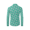 Cow Pattern Print Design 03 Men's Long Sleeve Shirt