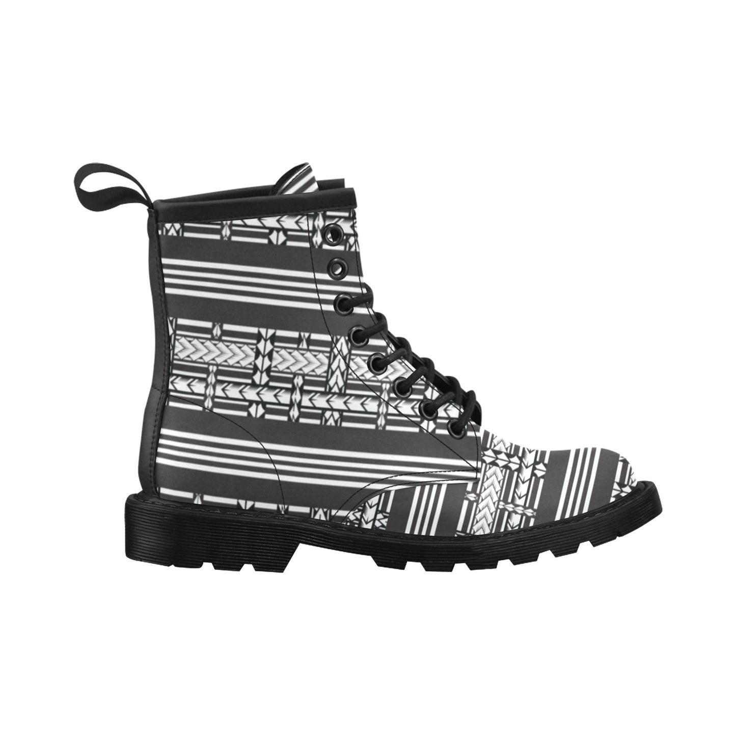 Samoan Tattoo Print Design LKS304 Women's Boots