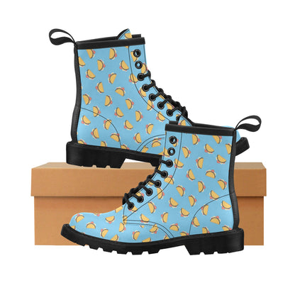 Taco Print Design LKS301 Women's Boots