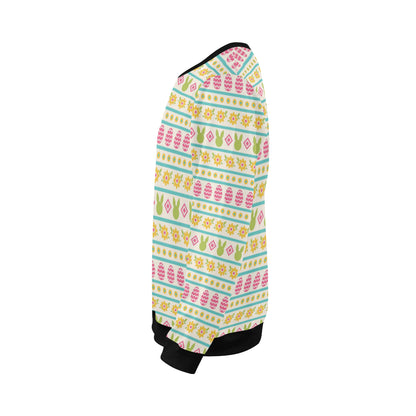 Easter Eggs Pattern Print Design RB016 Men Long Sleeve Sweatshirt