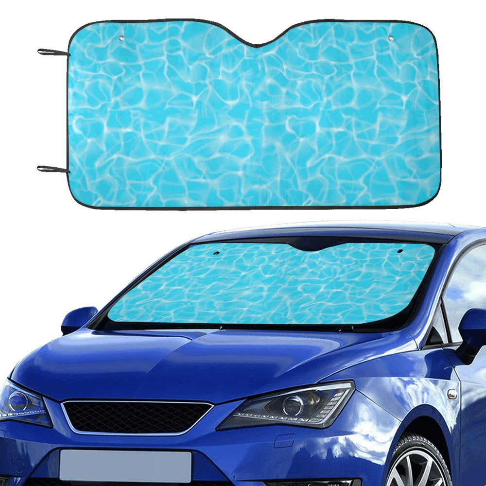 Swimming Pool Texture Print Design LKS301 Car front Windshield Sun Shade