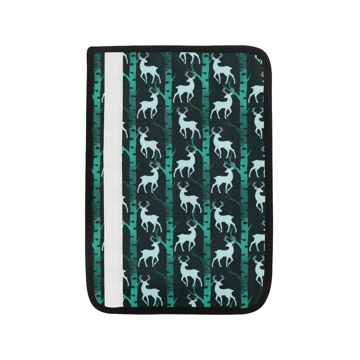 Deer Jungle Print Pattern Car Seat Belt Cover