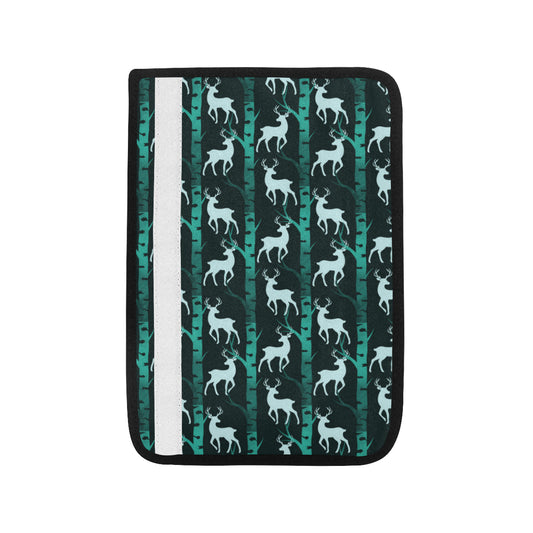 Deer Jungle Print Pattern Car Seat Belt Cover