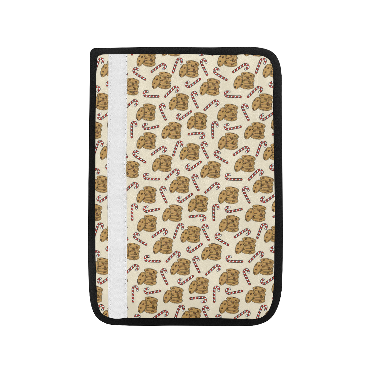 Cookie Pattern Print Design 04 Car Seat Belt Cover