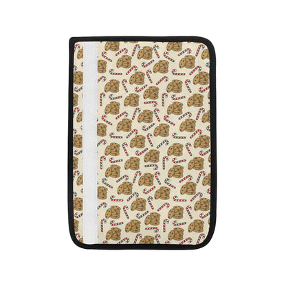 Cookie Pattern Print Design 04 Car Seat Belt Cover