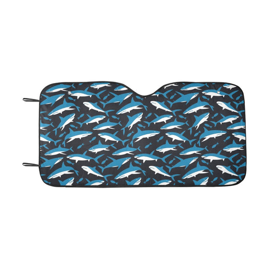Shark Print Design LKS303 Car front Windshield Sun Shade