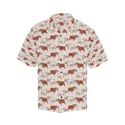 Bulldogs Pattern Print Design 04 Men's Hawaiian Shirt