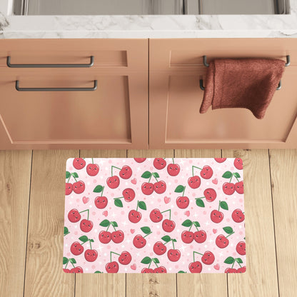Cherry Pattern Print Design CH02 Kitchen Mat