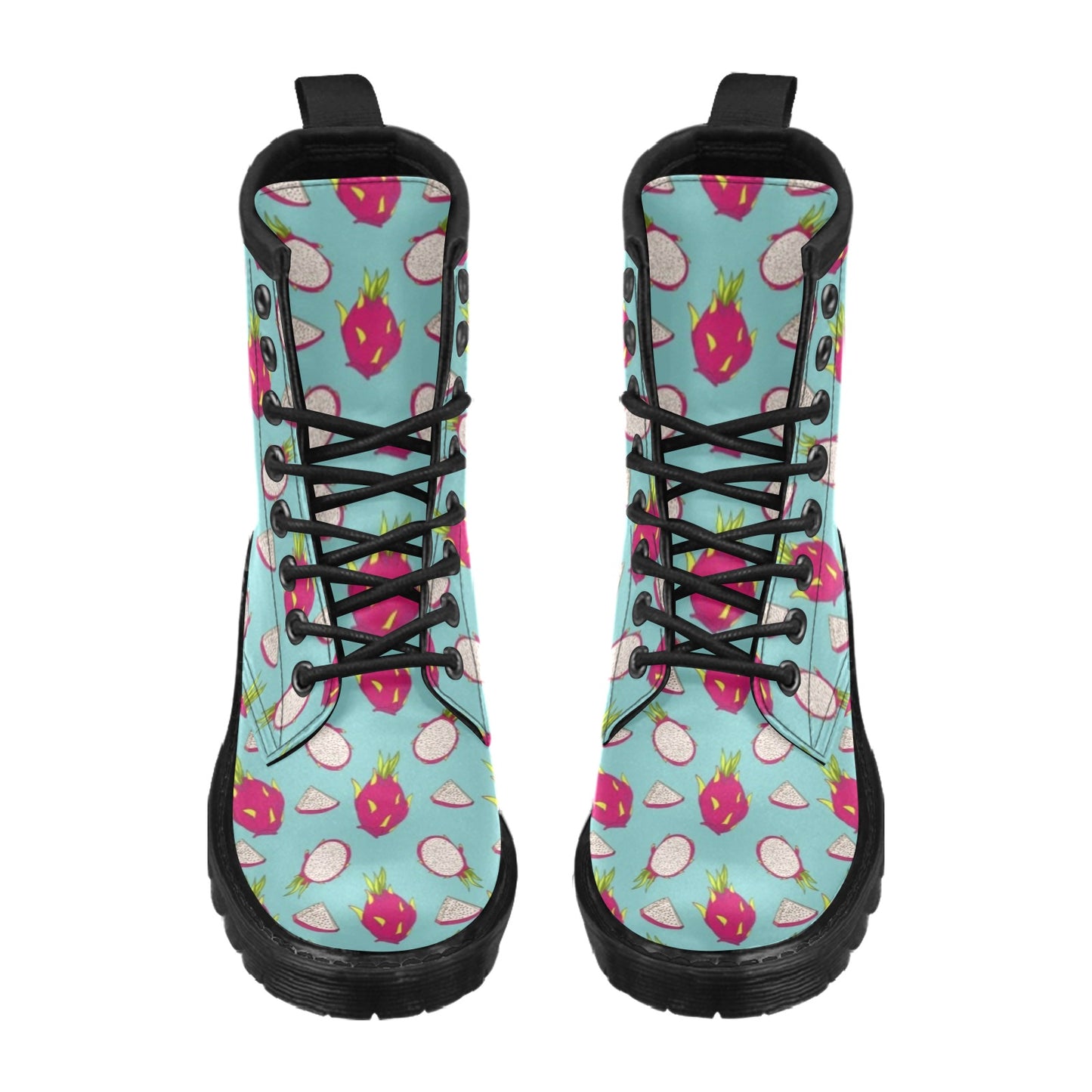 Dragonfruit Pattern Print Design DF01 Women's Boots