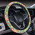 Beach Scene Pattern Print Design 02 Steering Wheel Cover with Elastic Edge