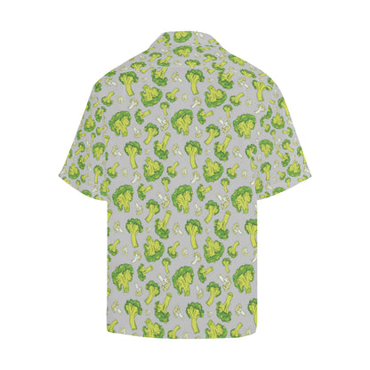 Broccoli Pattern Print Design 03 Men's Hawaiian Shirt