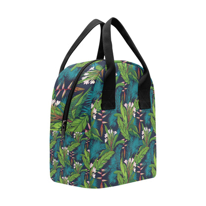 Rainforest Pattern Print Design RF01 Insulated Lunch Bag