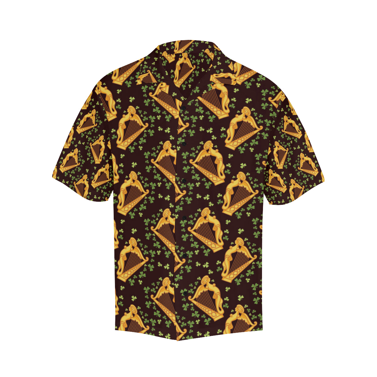Harp Pattern Print Design 02 Men's Hawaiian Shirt