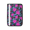 Neon Pink Hibiscus Pattern Print Design HB015 Car Seat Belt Cover