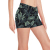 Rainforest Pattern Print Design RF02 Yoga Shorts