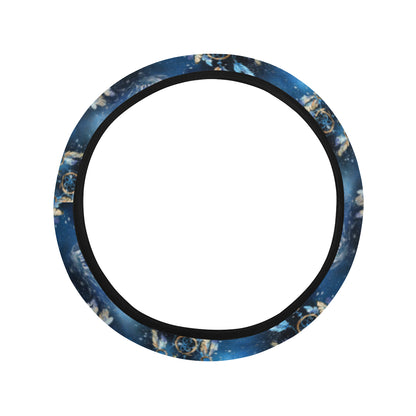 Eagles Dream Catcher Themed Steering Wheel Cover with Elastic Edge