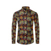 Tattoo Tiger Colorful Design Men's Long Sleeve Shirt