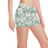 Lily Pattern Print Design LY09 Yoga Shorts