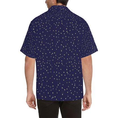 Constellation Pattern Print Design 02 Men's Hawaiian Shirt