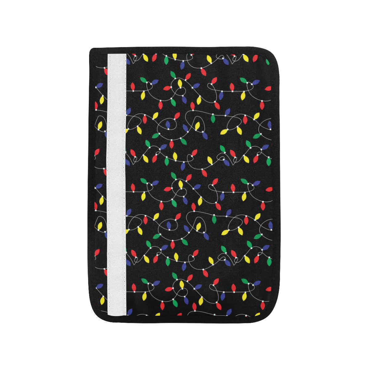 Christmas Light Pattern Print Design 04 Car Seat Belt Cover
