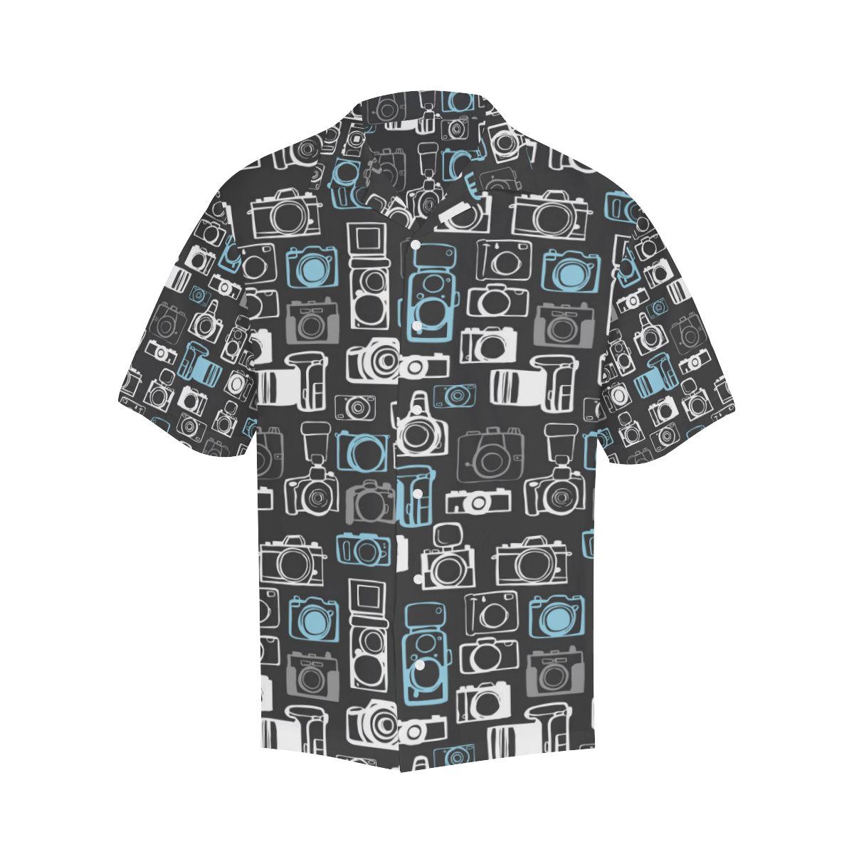 Camera Pattern Print Design 04 Men's Hawaiian Shirt
