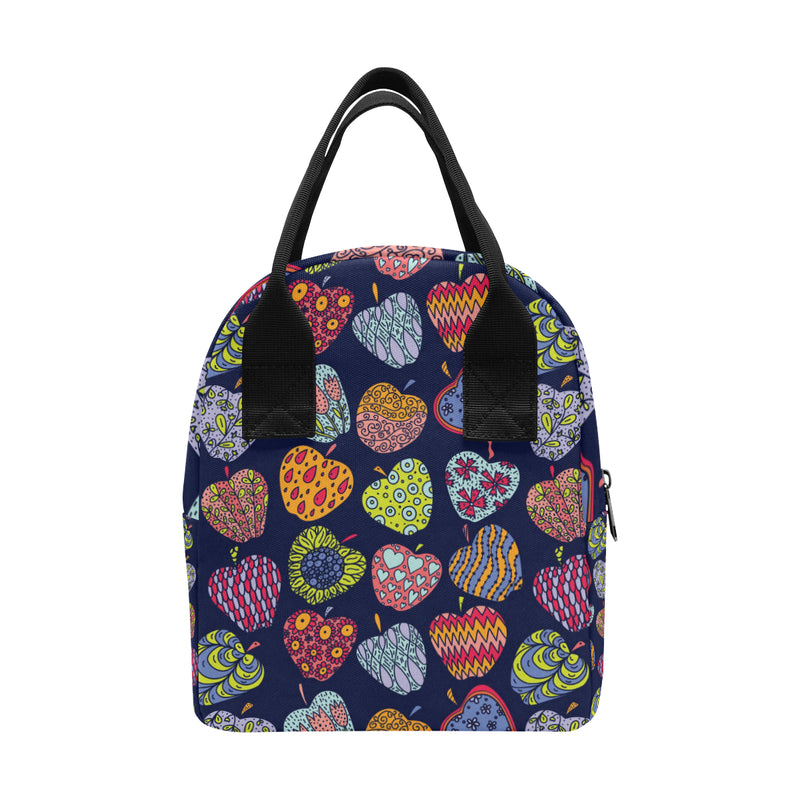 Apple Pattern Print Design AP05 Insulated Lunch Bag