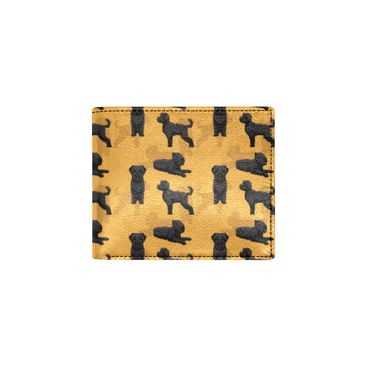 Bouviers des Flandres Pattern Print Design 01 Men's ID Card Wallet