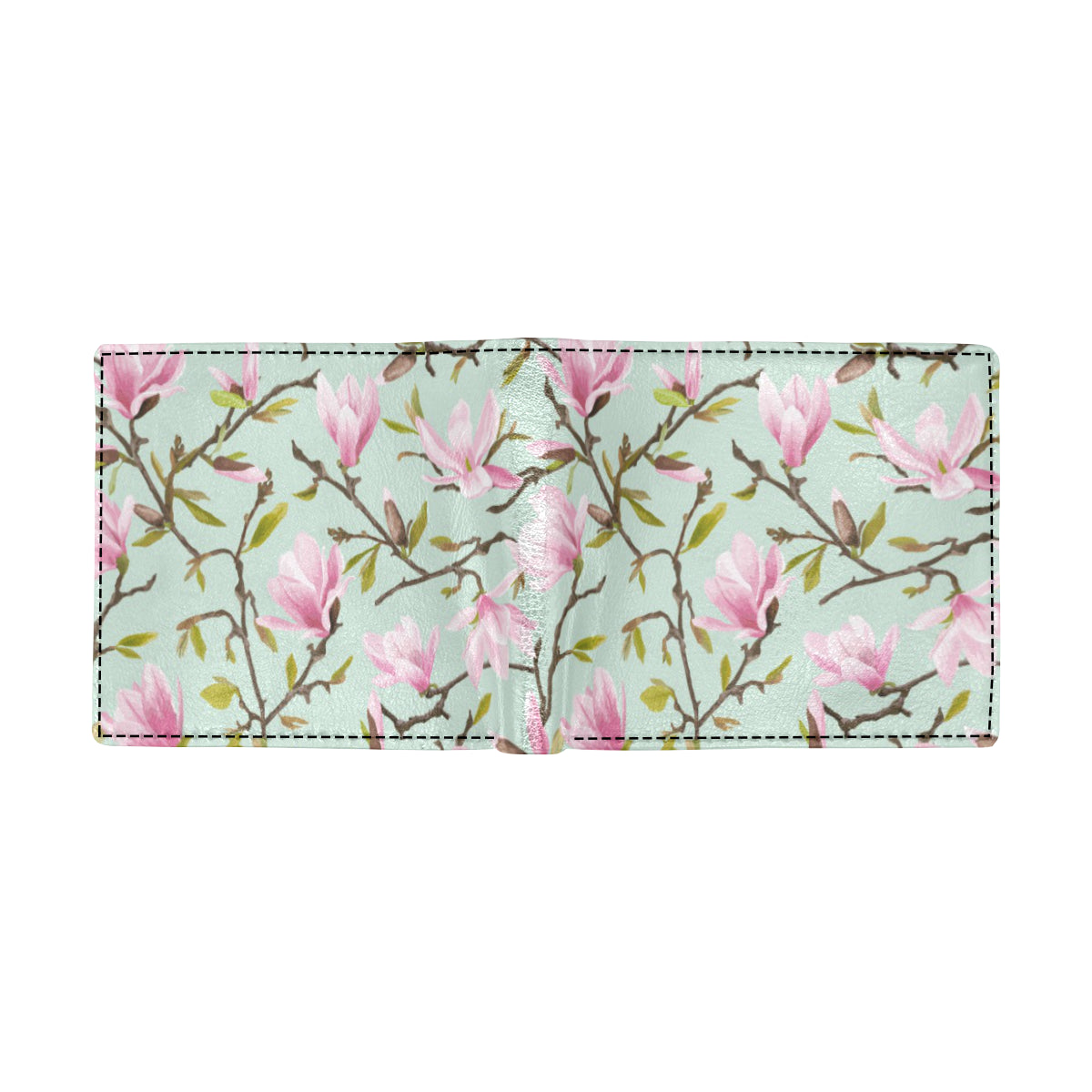 Magnolia Pattern Print Design MAG04 Men's ID Card Wallet