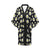 Daisy Pattern Print Design DS01 Women Kimono Robe