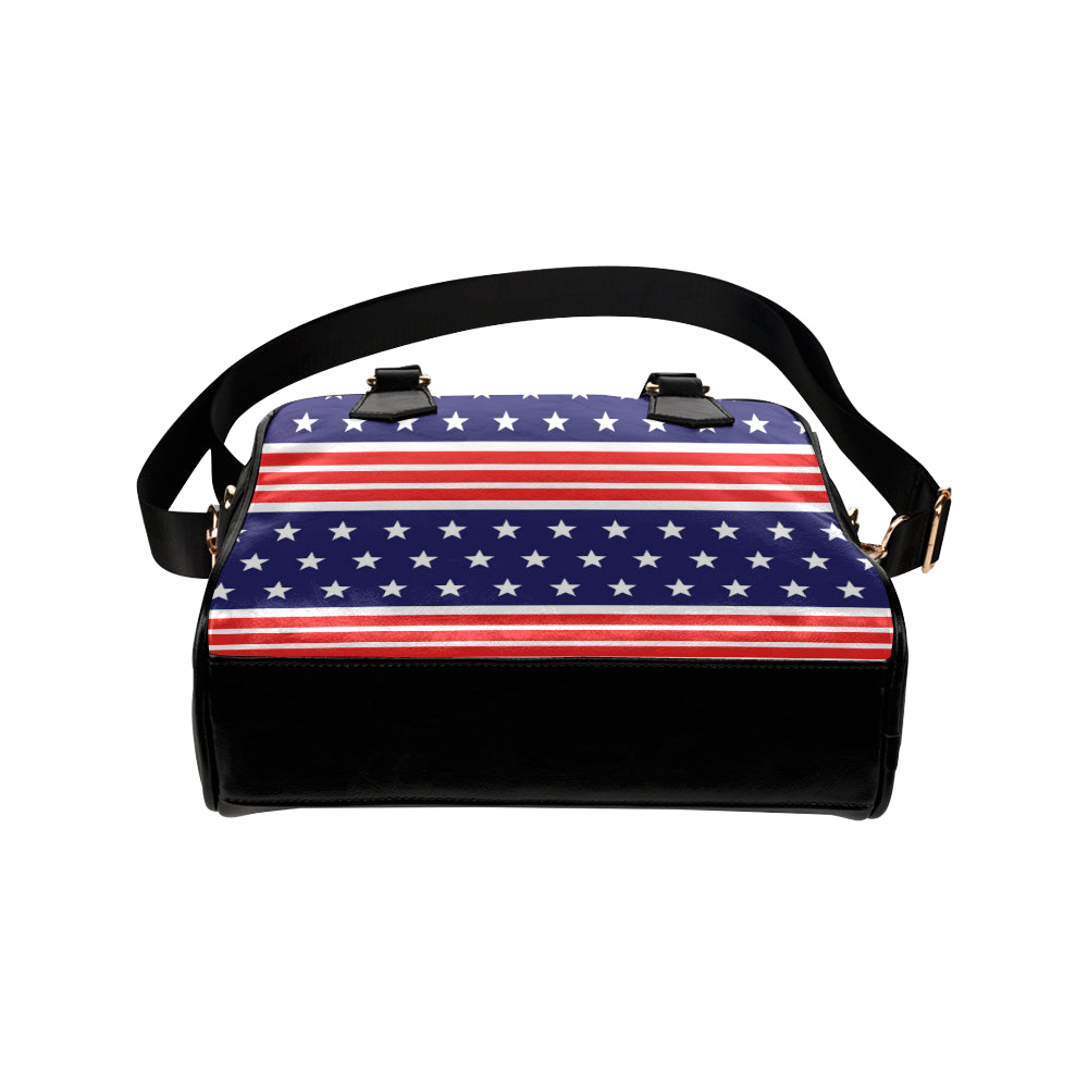 Patriotic Pattern Print Design A04 Shoulder Handbag