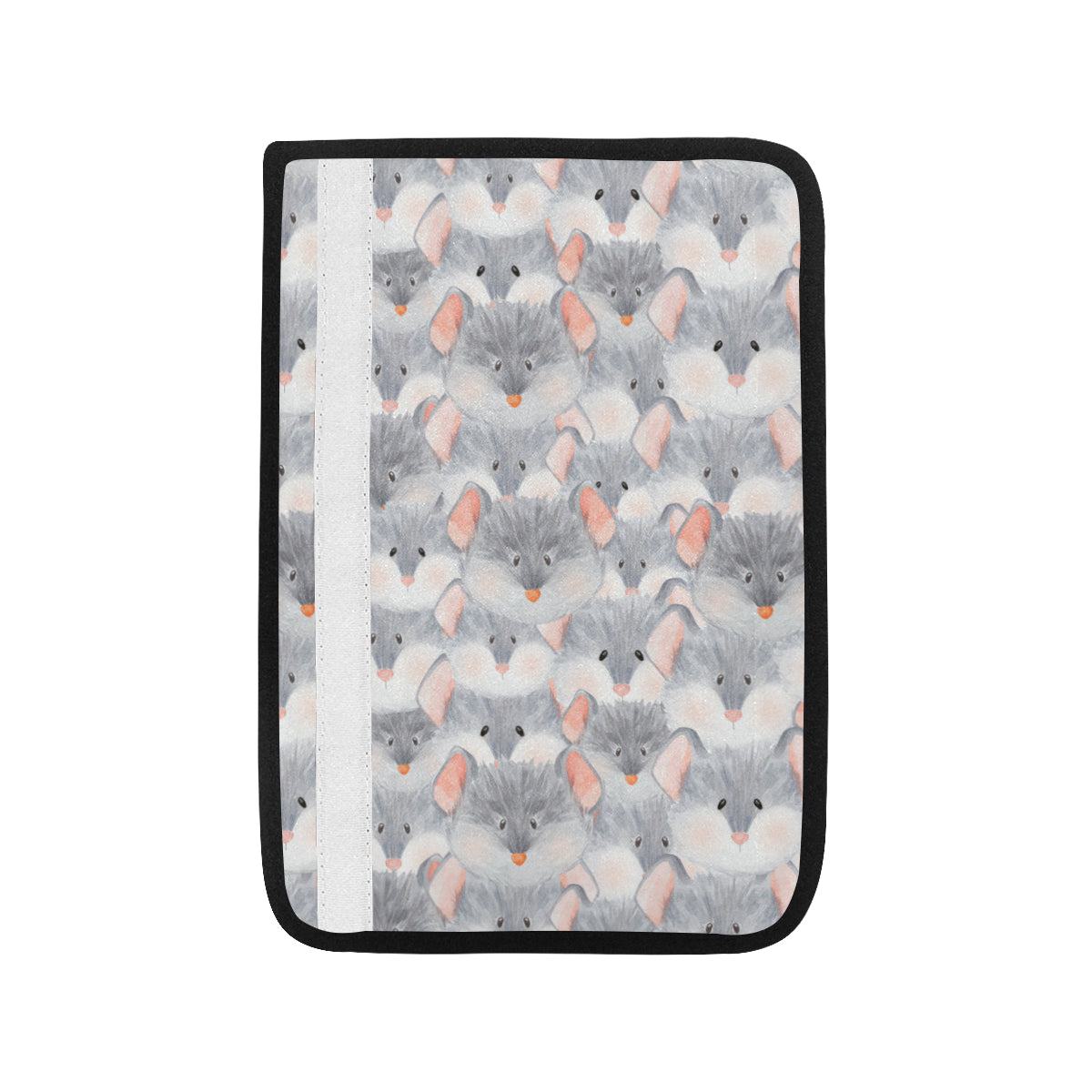 Rat Baby Pattern Print Design 02 Car Seat Belt Cover