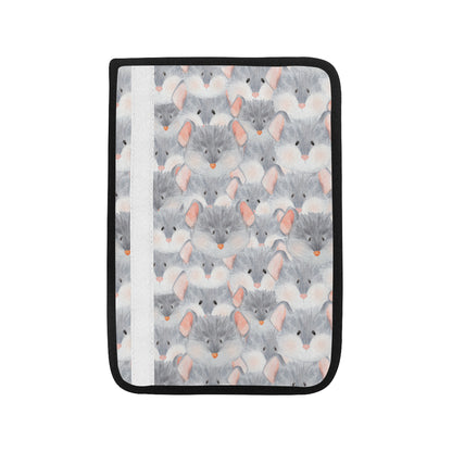 Rat Baby Pattern Print Design 02 Car Seat Belt Cover