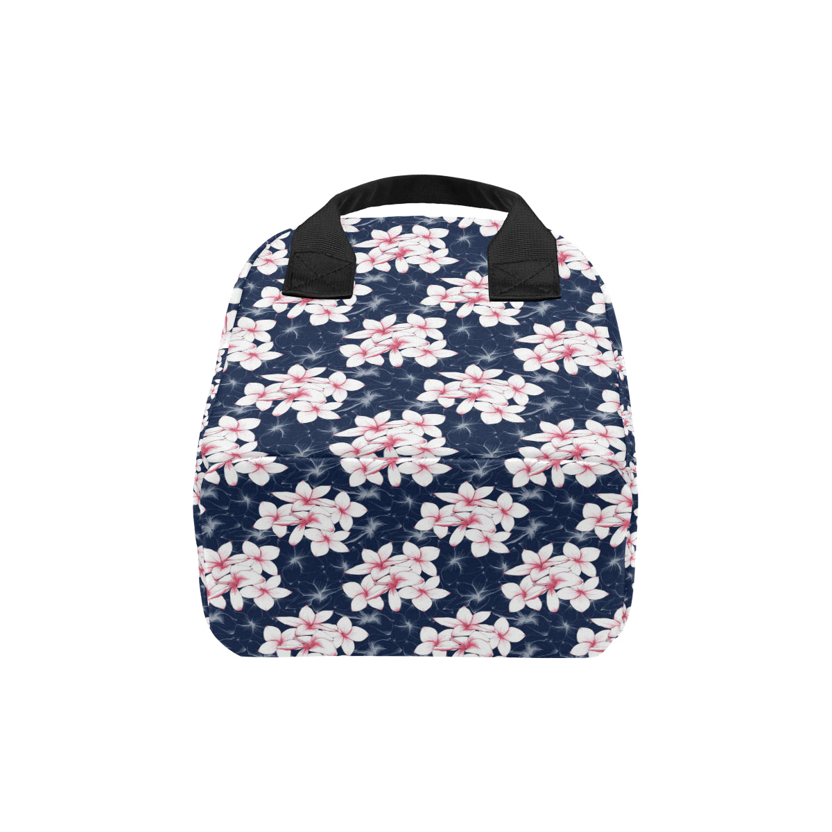 Plumeria Pattern Print Design PM017 Insulated Lunch Bag