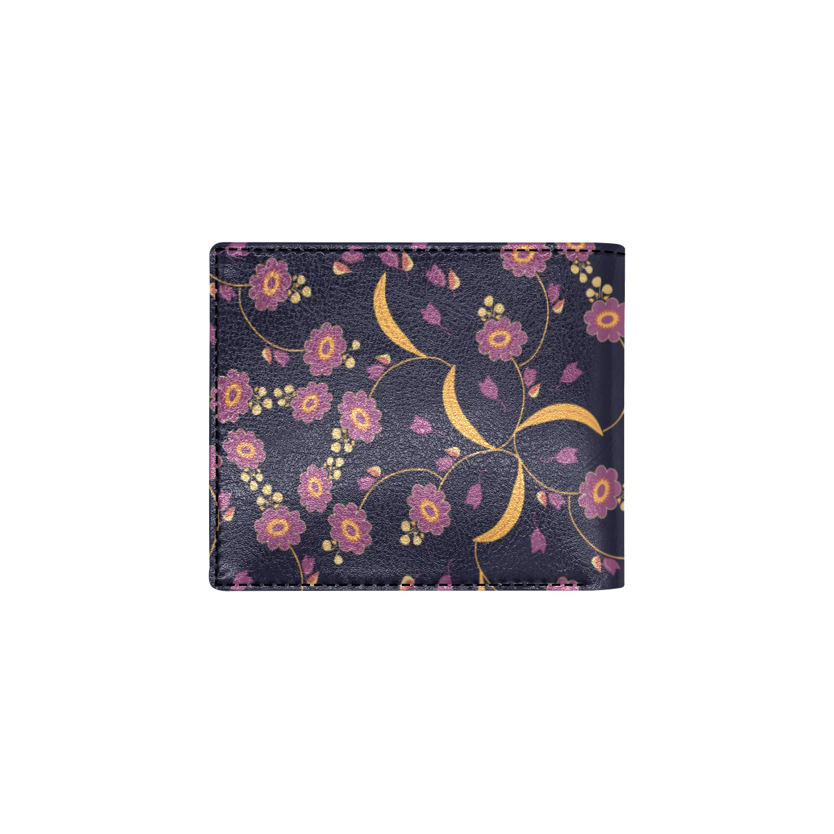 Anemone Pattern Print Design AM012 Men's ID Card Wallet