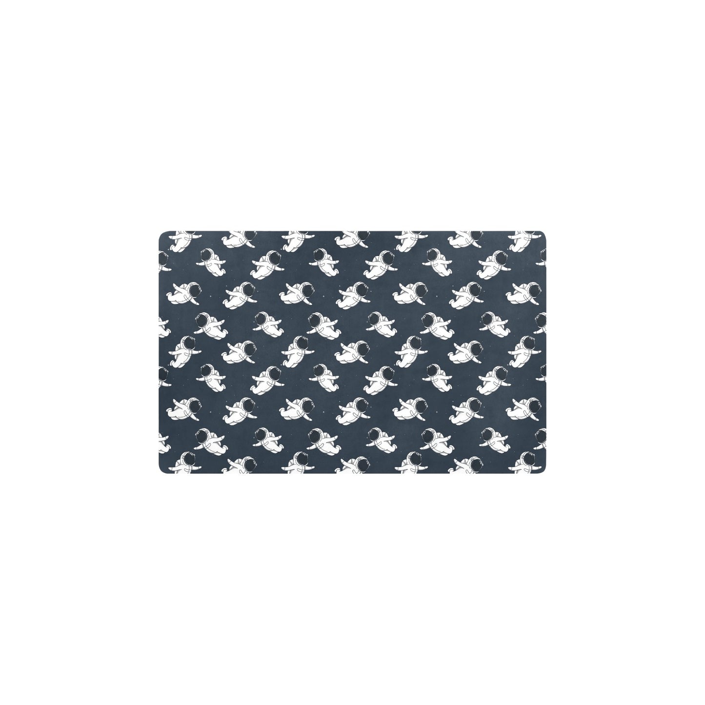 Astronaut Pattern Print Design 02 Kitchen Mat