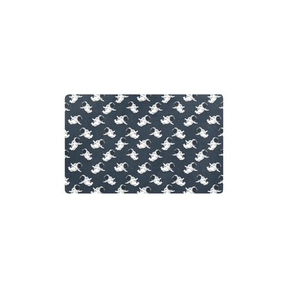 Astronaut Pattern Print Design 02 Kitchen Mat