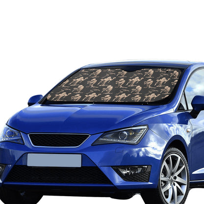 Mummy Print Design LKS302 Car front Windshield Sun Shade