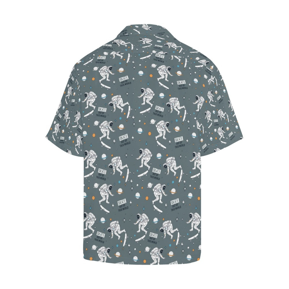 Skateboard Print Design LKS306 Men's Hawaiian Shirt