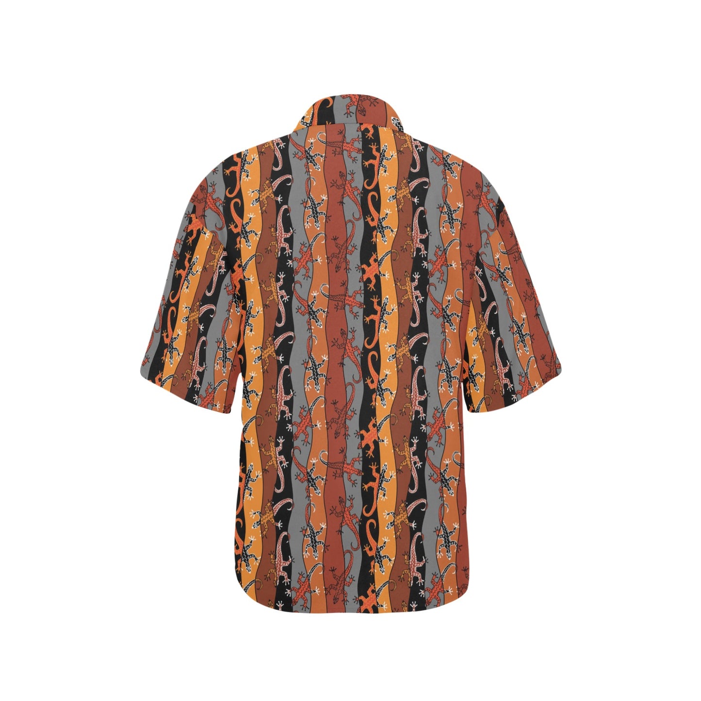 lizard Print Design LKS403 Women's Hawaiian Shirt
