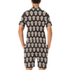 Sugar Skull Print Design LKS304 Men's Romper