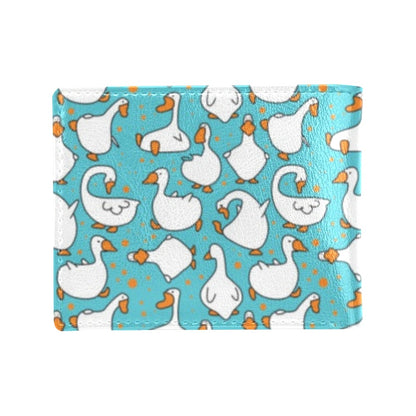 Goose Print Design LKS403 Men's ID Card Wallet