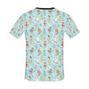 Ski Fox Cute Print Design LKS303 Men's All Over Print T-shirt