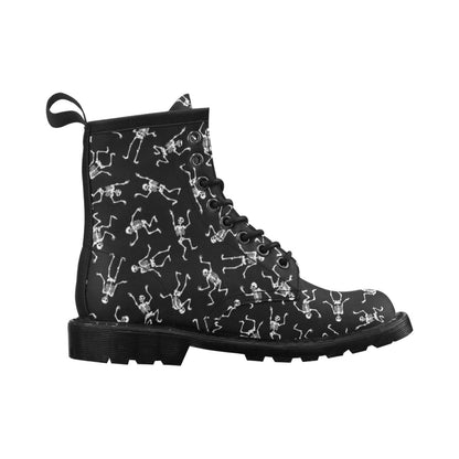 Skeleton Print Design LKS305 Women's Boots