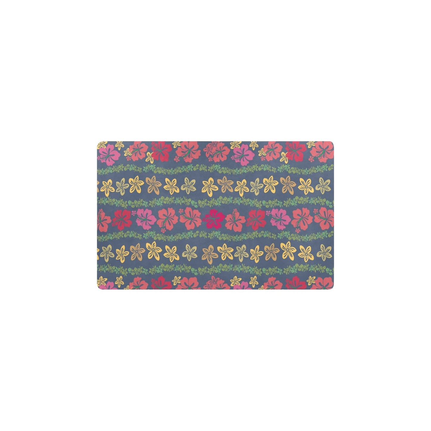 Hawaiian Themed Pattern Print Design H018 Kitchen Mat