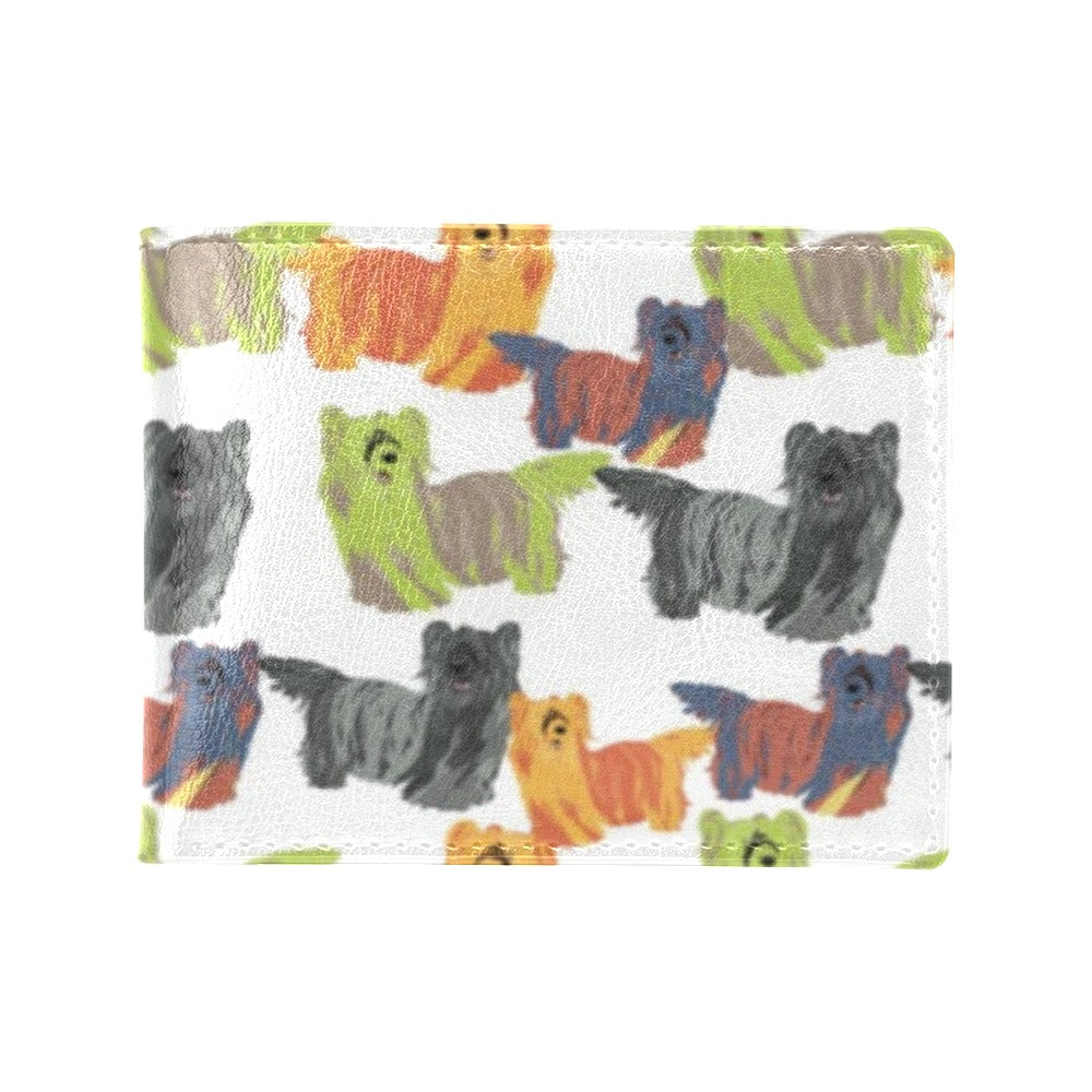Skye Terriers Print Design LKS301 Men's ID Card Wallet