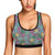 Cactus Colorful Print Pattern Sports Bra