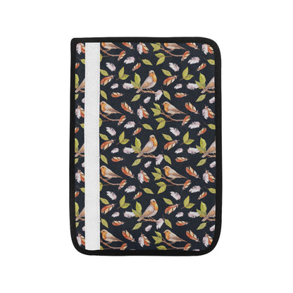 Birds Pattern Print Design 02 Car Seat Belt Cover
