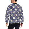 lotus Boho Pattern Print Design LO08 Men Long Sleeve Sweatshirt