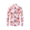 Bird Of Paradise Pattern Print Design BOP011 Men's Long Sleeve Shirt